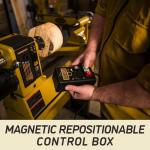 Powermatic 14" x 20" Variable Speed Woodworking Lathe with Open Stand, Reversible Wood Turning Machine, 1 HP, 120V 1Ph (PM2014)