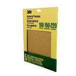 3M Assorted Grit Aluminum Oxide Sandpaper Set