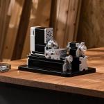 VEVOR Didactical Mini Metal Lathe Machine, 2.76 x 5.12 in, 36W Power Metal Lathe, 20,000 RPM Speed, with 3-jaw Chuck, Aluminum Alloy Handwheel, for Processing Precision Parts Soft Metals Wood Plastics