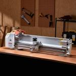 VEVOR Metal Lathe Machine, 8.7 x 39 in, Precision Bench Power Metal Lathe, Automatic Feed, 0-2500 RPM Variable Speed, 1250W Brushless Motor, for Processing Precision Parts Soft Metals Wood Plastics