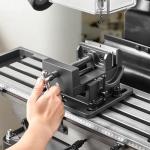 VEVOR 15.875-Inch Mill Drill Machine, 2 HP, Benchtop Milling Drill Press, 150-2560 RPM Adjustable Speed, with Rotating Vise, Laser and Work Light, Milling Drilling Machine, for Woodworking Light Metal