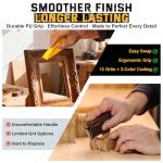 72PCS Sandpaper Set with Ergonomic Hand Sander