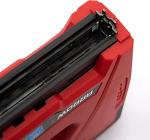 Arrow ET501C Cordless 5-In-1 Professional Staple and Nail Gun, Battery Powered Wire Stapler and Brad Nailer for Upholstery, Framing, Roofing, Crafts, Fencing, Cable, Black/Red