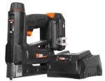 WEN 20V Max Cordless 2-in-1 18-Gauge Brad Nailer and T50 Crown Stapler with 2.0Ah Battery and Charger (20539)