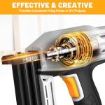 Electric Nail Gun, Batavia 2-in-1 Staple Gun Brad Nailer 18 Gauge for Heavy Duty, 120V Stapler Gun for Upholstery, Carpentry, DIY, 3/4'' Narrow Crown Staples 200pcs and Nails 800pcs Included