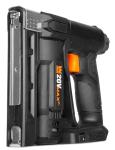 WEN 20V Max Cordless 2-in-1 18-Gauge Brad Nailer and T50 Crown Stapler with 2.0Ah Battery and Charger (20539)