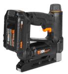 WEN 20V Max Cordless 2-in-1 18-Gauge Brad Nailer and T50 Crown Stapler with 2.0Ah Battery and Charger (20539)