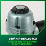 Metabo HPT Flooring Stapler, Pro-preferred Pneumatic Power Nailers, Power Stapler for Hardwood Flooring, 18 Gauge, 1/4" Staples, Length 1/2" to 1-9/16", N4004AB