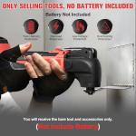 Cordless Oscillating Tool for Milwaukee 18V Battery(No Battery), 6 Variable Speed Brushless-Motor Tool, 22Pcs Multi Tool Kit, Oscillating Saw for Scraping, Sanding, Cutting Wood