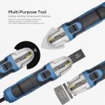 G LAXIA Oscillating Tool, 1.5A Oscillating Multi Tool with with 3° Oscillation Angle, 12 Piece Accessories Scraping, Grinding, Sanding, Cutting