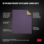 3M Precision Sanding Sheets, No-Slip Grip, 6-Pack