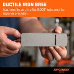 JORGENSEN NO.60-1/2 6-1/4" Wood Planer, Hand Planer for Woodworking, Low Angle Block Plane, Small Hand Plane for Trimming, Wood Planing, Craft - Professional Ductile Iron Body, Adjustable Mouth