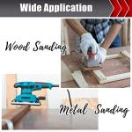 BOSHCRAFT Assorted Sandpaper Sheets - 50 Pack