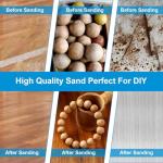 Ocasar 55Pcs Assorted Mouse Sander Sandpaper Pads