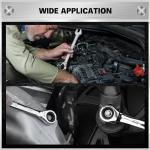 ELEAD 33-Piece Combination Ratchet Wrench Set | SAE & Metric Sizes (1/4" to 3/4" & 6-18mm) | 72-Tooth Gear Design | CR-V Steel | Organizer Carry Case | Ideal for Mechanics & DIY