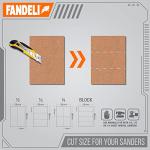 Fandeli Multi-Purpose Sanding Paper Assorted Grits