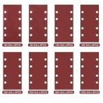 Assorted Hook & Loop Sandpaper Sheets (40 Pack)