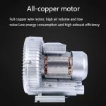 LLHBBSHYYDM Vortex Ring Blower, Regenerative Blower, Low Noise High-Pressure Industrial Vacuum Pump for Air Blowing Or Suction, 0.47HP 0.5HP 0.74HP 1.01HP 1.49HP(120W/0.16HP)