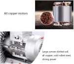 LLHBBSHYYDM Vortex Ring Blower, Regenerative Blower, Low Noise High-Pressure Industrial Vacuum Pump for Air Blowing Or Suction, 0.47HP 0.5HP 0.74HP 1.01HP 1.49HP(120W/0.16HP)
