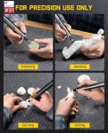 Fanttik F2 Master Mini Cordless Rotary Tool Kit, NeoPulse Motor, 5 Speed, 25000 RPM, Revostor Hub, 35 Accessories, Engraving Pen, for 3D Printer Sanding, Polishing, Drilling, Carving, DIY Crafts