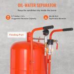 VEVOR 20 Gallon Sand Blaster, 60-110 PSI High Pressure Sandblaster, Portable Abrasive Blasting Tank, Air Sand Blasting Kit with 4 Ceramic Nozzles and Oil-Water Separator for Paint, Stain, Rust Removal