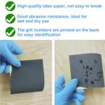 Assorted 20-Piece Sandpaper Variety Pack