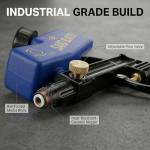 LE LEMATEC Portable Sand Blaster Gun Pro Kit (Pistola de Arena) - Premium Rust & Paint Removal for Auto, Patio & Furniture Restoration - Ceramic Nozzle - Optimized for 90 PSI 4 CFM Compressors