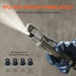 VEVOR 20 Gallon Sand Blaster, 60-110 PSI High Pressure Sandblaster, Portable Abrasive Blasting Tank, Air Sand Blasting Kit with 4 Ceramic Nozzles and Oil-Water Separator for Paint, Stain, Rust Removal