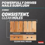 Makita XNB05Z 18V LXT® Lithium-Ion Brushless Cordless 2-1/2” Straight Finish Nailer, 16 Ga., Tool Only