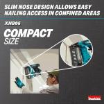 Makita XNB05Z 18V LXT® Lithium-Ion Brushless Cordless 2-1/2” Straight Finish Nailer, 16 Ga., Tool Only
