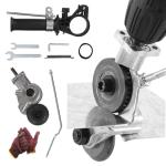 Titanium Drill Nibbler Sheet Metal Cutting Tool, Sheet Metal Cutter Drill Attachment, Electric Drill Shears Attachment Cutter Nibbler, for Cutting Iron, Steel, Copper, Aluminum