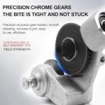 Jikbeed Metal Nibbler Drill Attachment - Electric Drill Shears Attachment Cutter Nibbler, Sheet Metal Cutter Tool Adapter, Specifically Designed for Cutting Flat Metal Sheets of 21 Gauge and Below