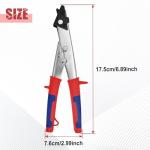 GOLD DEER 10Inch Sheet Metal Nibblers,Nibbler Shears,Hand Nibbler for Flat Sheet Metal,Ergonomic Handle,Locking Design for Household Industrial