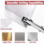 GOLD DEER 10Inch Sheet Metal Nibblers,Nibbler Shears,Hand Nibbler for Flat Sheet Metal,Ergonomic Handle,Locking Design for Household Industrial