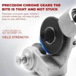 Titanium Drill Nibbler Sheet Metal Cutting Tool, Sheet Metal Cutter Drill Attachment, Electric Drill Shears Attachment Cutter Nibbler, for Cutting Iron, Steel, Copper, Aluminum