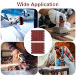 Assorted Hook & Loop Sandpaper Sheets (40 Pack)