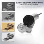 Jikbeed Metal Nibbler Drill Attachment - Electric Drill Shears Attachment Cutter Nibbler, Sheet Metal Cutter Tool Adapter, Specifically Designed for Cutting Flat Metal Sheets of 21 Gauge and Below