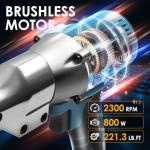 ZUYIYI Cordless Metal Shear Cutter for Makita 18V Battery (Not Included), 400N.M 14GA Brushless Sheet Metal Cutter w/360° Swivel Head, Electric Nibbler Cutting Tool for Steel, Iron, Carpet, Cardboard