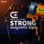 Facoow 55PCS Impact Nut Driver Set Magnetic, SAE&Metric Nut Drivers, Deep Impact Nut Drivers, Impact Socket Adapters, Wing Nut Driver, Power Bit,Quick Release Extension, Pivoting Nutsetter,Storage Box