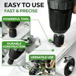 SWANLAKE 20PCS Power Nut Driver Set for Impact Drill, 1/4” Hex Head Drill Bit Set SAE and Metric