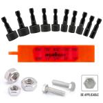 HORUSDY 22-Piece Power Nut Driver Set for Impact Drill, SAE and Metric, 1/4” Nut Driver Hex Keys, Hex Head Drill Bit Set