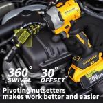 Facoow 55PCS Impact Nut Driver Set Magnetic, SAE&Metric Nut Drivers, Deep Impact Nut Drivers, Impact Socket Adapters, Wing Nut Driver, Power Bit,Quick Release Extension, Pivoting Nutsetter,Storage Box