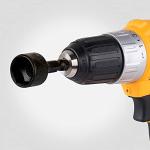 HORUSDY 22-Piece Power Nut Driver Set for Impact Drill, SAE and Metric, 1/4” Nut Driver Hex Keys, Hex Head Drill Bit Set