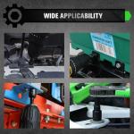 20-Piece Magnetic Nut Driver Set, Metric & SAE 1/4" Hex Shank, Drill Socket Set, Impact Driver Bit Set, Magnetic Bit Holder with Aluminum Alloy Snap Clip, Quick Change Tool