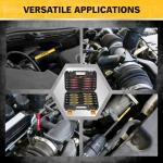 Magnetic Nut Driver Bit Set, 35-Piece Extra Long Nut Driver Set for Impact Drill, Metric & SAE, PH1 & PH2 Screwdriver Bits 1/4 Drive Shank Adapter Extension, Durable for Professional Projects