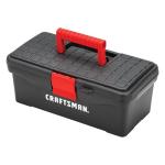 Lockable CRAFTSMAN 13" Tool Box - Red/Black