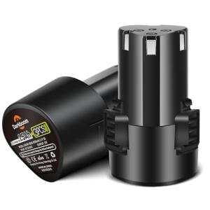 2 Packs Lithium 12V Batteries with a Battery Charger,1.5Ah Battery for 12V Cordless Power Tools,12V Battery Packs for Weed Eater,Sander,Cordless Drill,Buffer Polisher