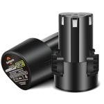 2 Packs Lithium 12V Batteries with a Battery Charger,1.5Ah Battery for 12V Cordless Power Tools,12V Battery Packs for Weed Eater,Sander,Cordless Drill,Buffer Polisher