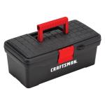 Lockable CRAFTSMAN 13" Tool Box - Red/Black