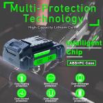 DTK 2600mAh Batteries Replacement for Flex 24V Battery Lithium-Ion FX0111-1